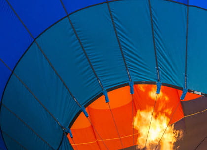Hot air balloon burner